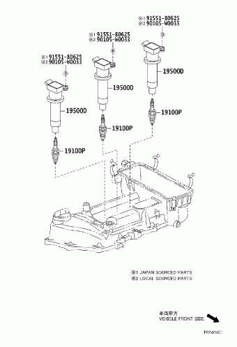 YARIS KSP90L-CHMRKW KSP90,NLP90,NSP90,SCP90
