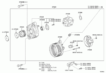 CAMRY/HYBRID GSV40L-JETGKM ACV4#,AHV40,GSV40
