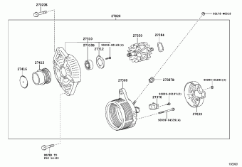 YARIS KSP90L-CHMRKW KSP90,NLP90,NSP90,SCP90