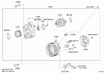 CAMRY/HYBRID GSV50L-RETGKX ACV51,ASV5#,AVV50,GSV50
