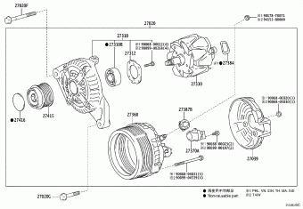 CAMRY/HYBRID ASV50R-JETEKT ACV51,ASV5#,AVV50