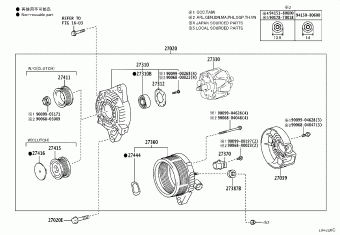 COROLLA/ALTIS ZRE171R-GEXGKZ NDE170,NZE170,ZRE17#,ZZE172
