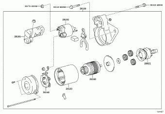YARIS/HYBRID NLP130L-CHFRXW KSP130,NHP130,NLP130,NSP13#