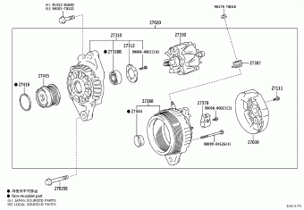 INNOVA TGN140R-MDMSKD GUN14#,TGN14#