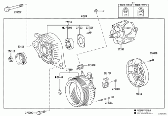 YARIS NSP151L-AHXRK NCP15#,NSP15#