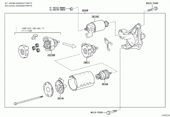 YARIS/VIOS/LIMO NSP151L-BEXRK NCP15#,NSP15#
