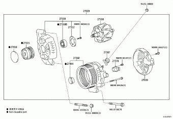 CAMRY/HYBRID AXVA70L-AEZDBV ASV70,AXVA70,AXVH7#,GSV70,MXVA71