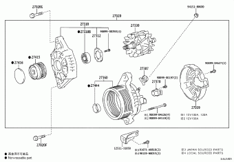 CAMRY/HYBRID GSV70L-AEZGBW ASV7#,AXVA70,AXVH7#,GSV70,MXVA71