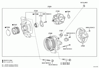 RAV4 AXAA54L-CNZXBK AXAA5#,AXAH54,AXAL54