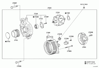 YARIS/VIOS/LIMO NSP152R-AEXRBT NCP15#,NSP15#
