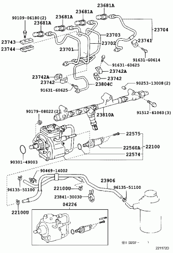 HILUX KDN145L-TRMDYW KDN1##,LN1##,RZN168,173