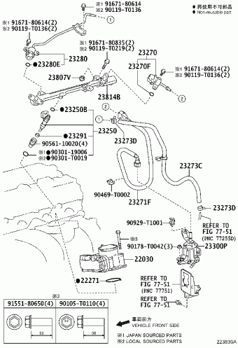 HILUX TGN136R-DNMSKN GGN125,GUN1##,LAN125,TGN1##
