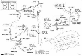 HILUX (DCB/SCB/XTR) GUN135L-DTTSXW GUN12#,135