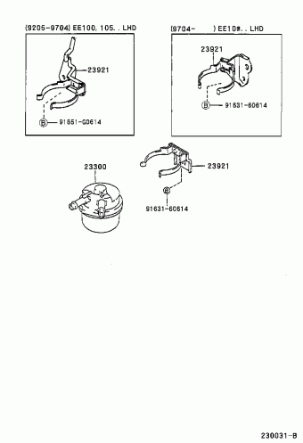 COROLLA SED/CP/WG EE100L-AEMDSB AE10#,CE100,EE10#