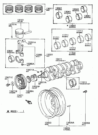 COROLLA SED/LB CE80L-ELMDCA AE82,CE80