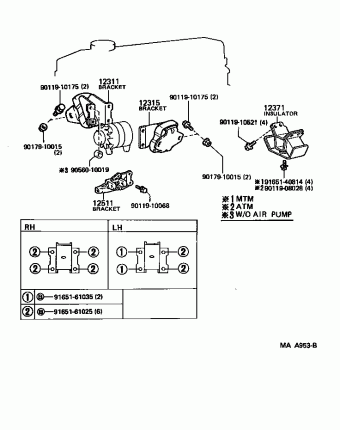 4-RUNNER TRUCK RN90L-CRSDEA RN8#,90,12#,VZN85,9#,VZN120