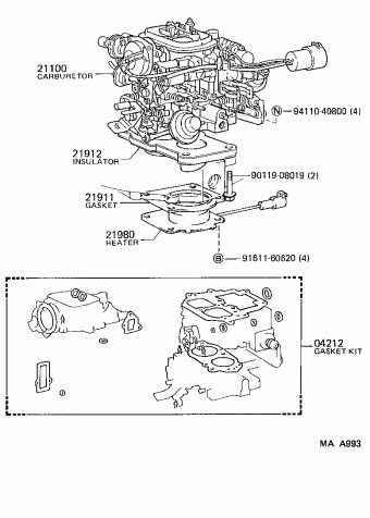 4-RUNNER TRUCK RN80L-TRTRSA3 RN8#,90,12#,VZN85,9#,VZN120