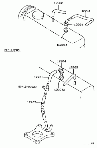 COROLLA SED/LB/WG EE90L-ALMNSW EE9#,AE9#,CE90