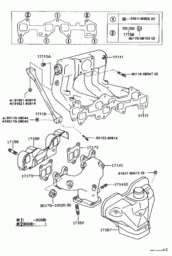 COROLLA SED/LB/WG EE90L-AEMDEW EE9#,AE9#,CE90