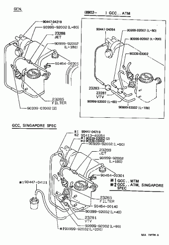 COROLLA CP/HB EE90R-AHKRSN EE90,AE92,CE90
