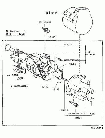 HILUX RN106L-PRMREW 08.1991