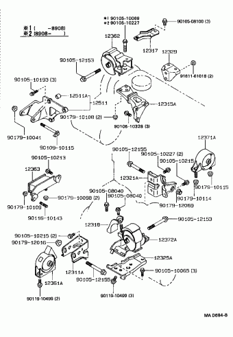 COROLLA SED/LB/WG AE92L-ALHNKW EE9#,AE9#,CE90