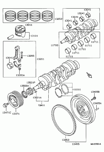 COROLLA AE101L-AEMDKA AE10#