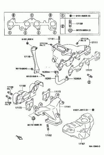 COROLLA SED/CP/WG EE100L-AEMDSB AE10#,CE100,EE10#