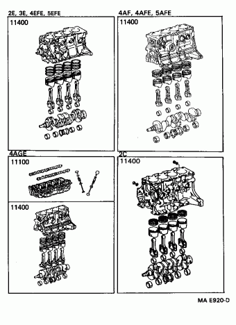 COROLLA SED/CP/WG EE100L-AEMDSB AE10#,CE100,EE10#