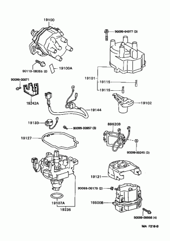 COROLLA SED/CP/WG AE101L-AEMDKB AE10#,CE100,EE10#