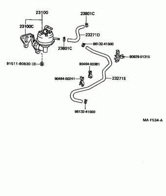 LAND CRUISER FZJ73L-MRU 01.1992 - 08.1999