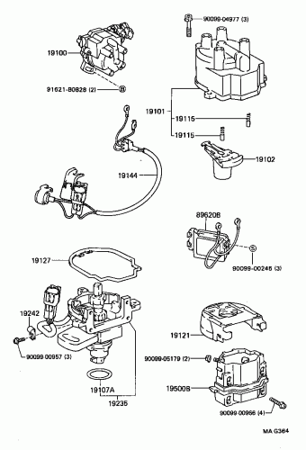 COROLLA SED/LB/WG EE90L-AEMDEW EE9#,AE9#,CE90