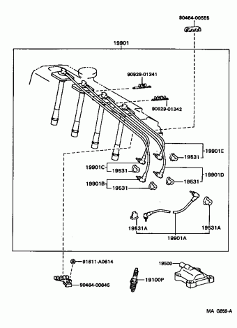 CELICA ST204L-BLPGKA AT200,ST204
