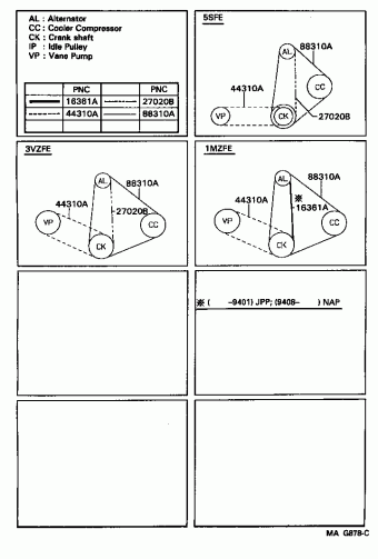 CAMRY SXV10L-CEPNKA SXV10,VCV10,MCV10