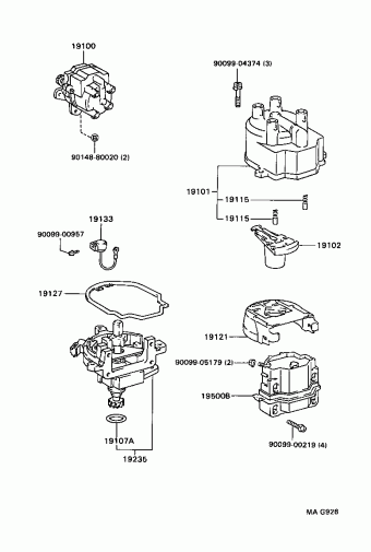 TACOMA RZN171L-CRMDKAB RZN161,171,VZN160,170