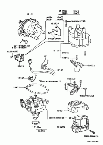 COROLLA SED AE101L-DEHDKA AE10#