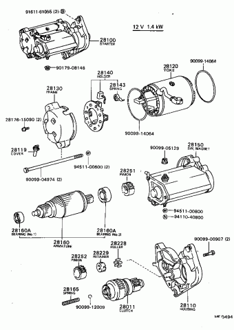 VAN YR31LG-PQEK YR2#,3#