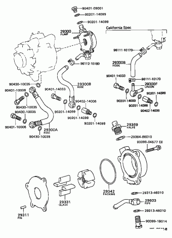 COROLLA SED/LB CE80L-ELMDCA AE82,CE80