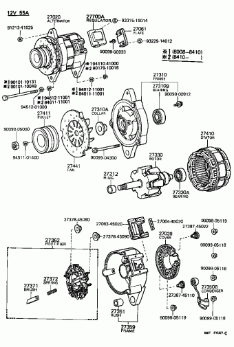 LAND CRUISER FJ60LG-KA BJ60,HJ60,FJ6#