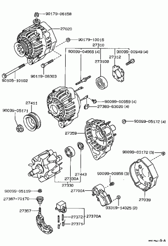 COROLLA SED/LB/WG EE90L-AEMDEW EE9#,AE9#,CE90