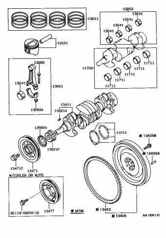 COROLLA SED/CP/WG EE100L-AEMDSB AE10#,CE100,EE10#