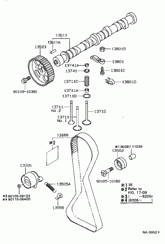 COROLLA SED/LB/WG EE90L-ALMNSW EE9#,AE9#,CE90