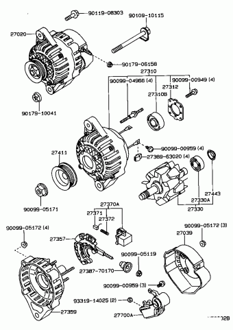 COROLLA SED AE92L-DEMRKA AE92