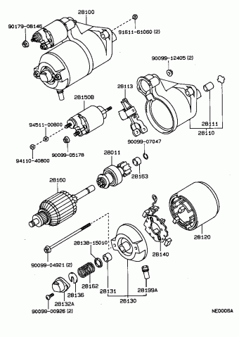 COROLLA SED/LB/WG EE90L-ALMNSW EE9#,AE9#,CE90