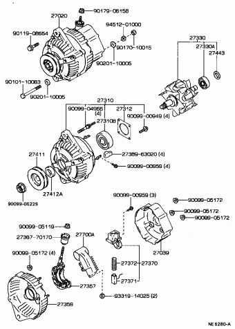 4-RUNNER TRUCK RN90L-CRSDEA RN8#,90,12#,VZN85,9#,VZN120