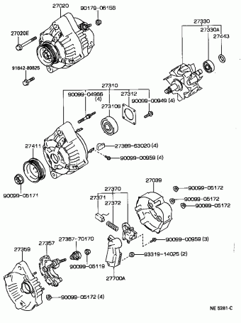 4-RUNNER TRUCK VZN110L-CRMDEA RN10#,110,13#,VZN10#,110,13#