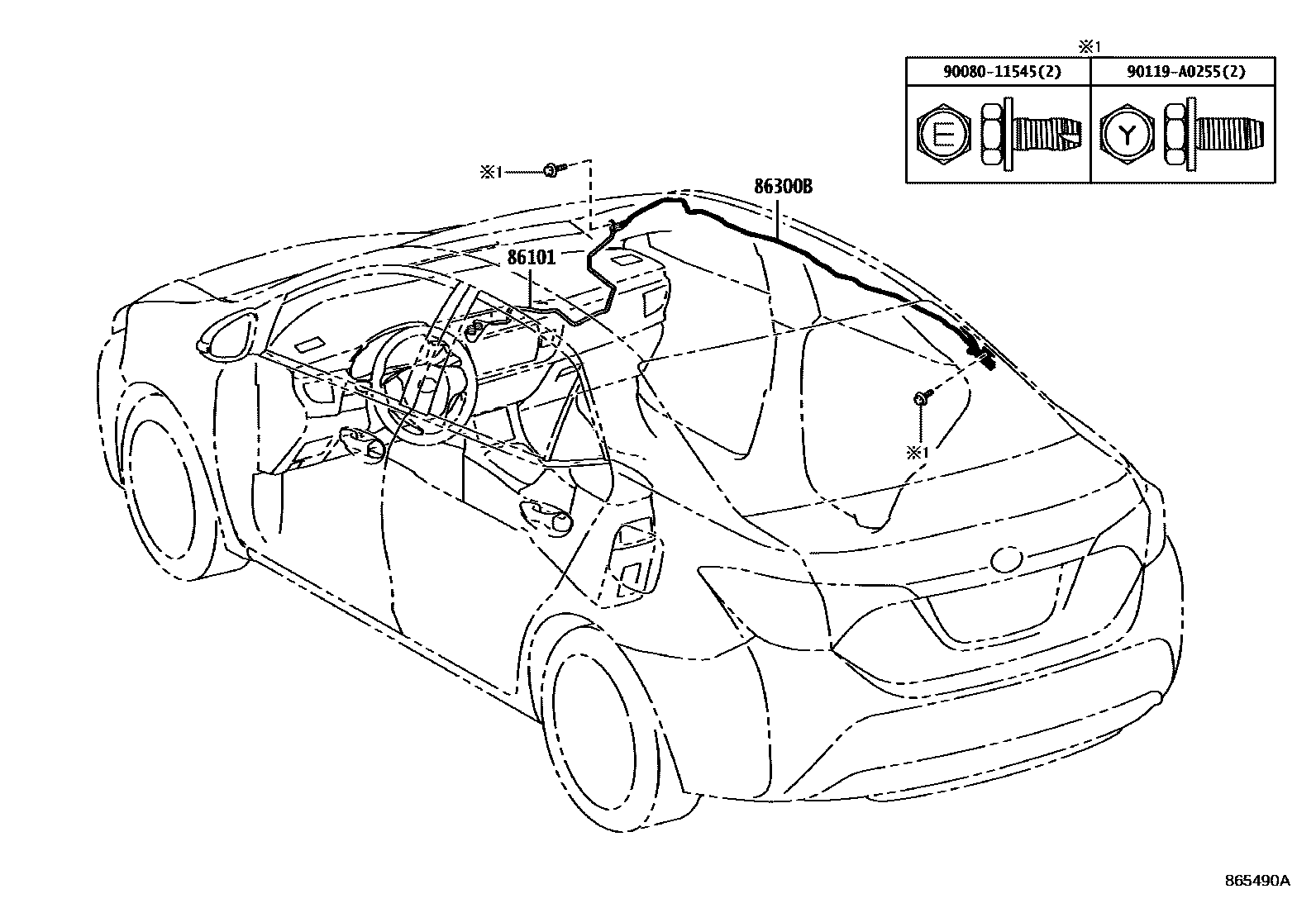 Toyota Corolla 2014 — Antenna