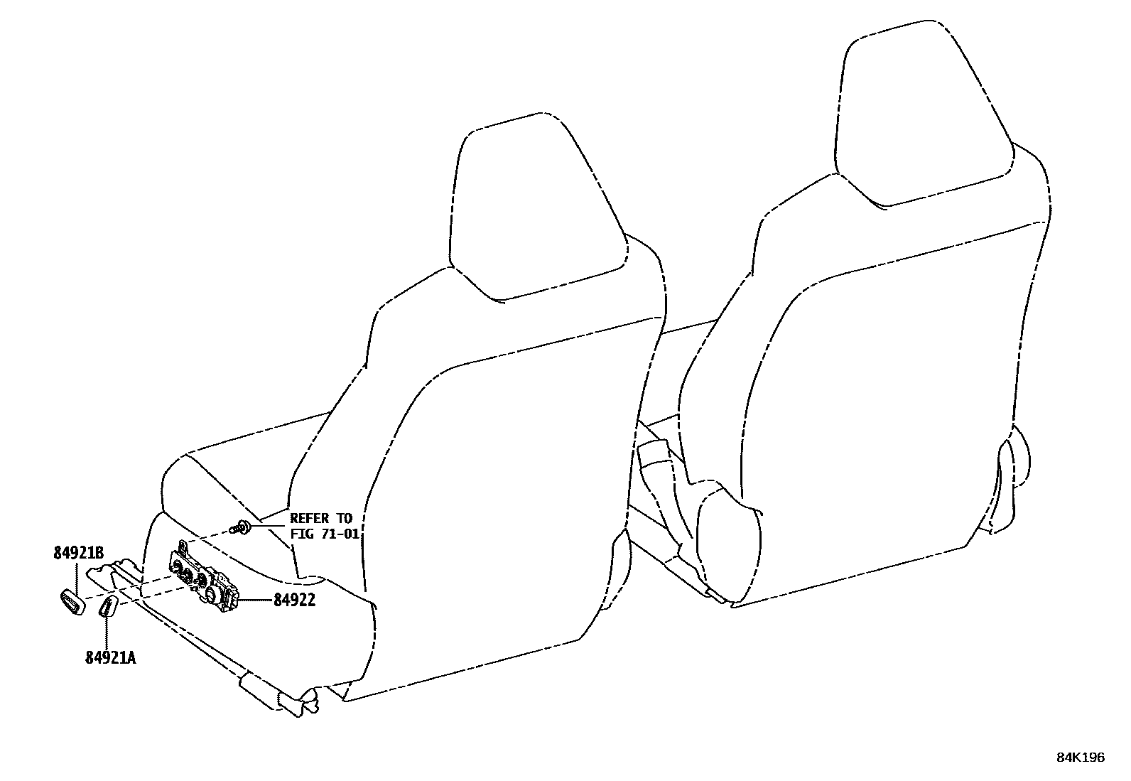 Toyota Levin-Hybrid 2022 — Switch & Relay & Computer