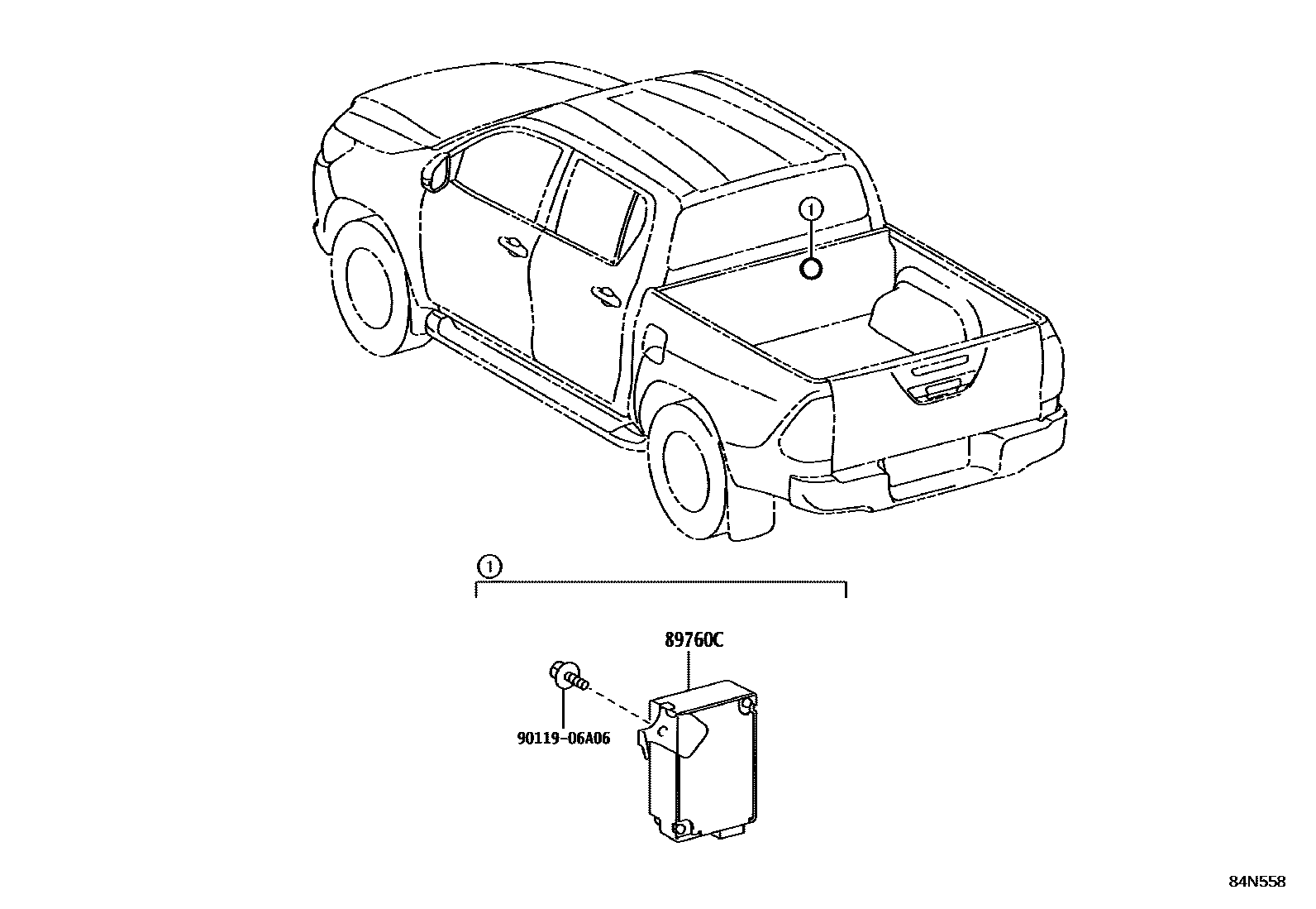 Toyota HILUX-DOUBLE-CAB 2021 — Tire Pressure Warning System