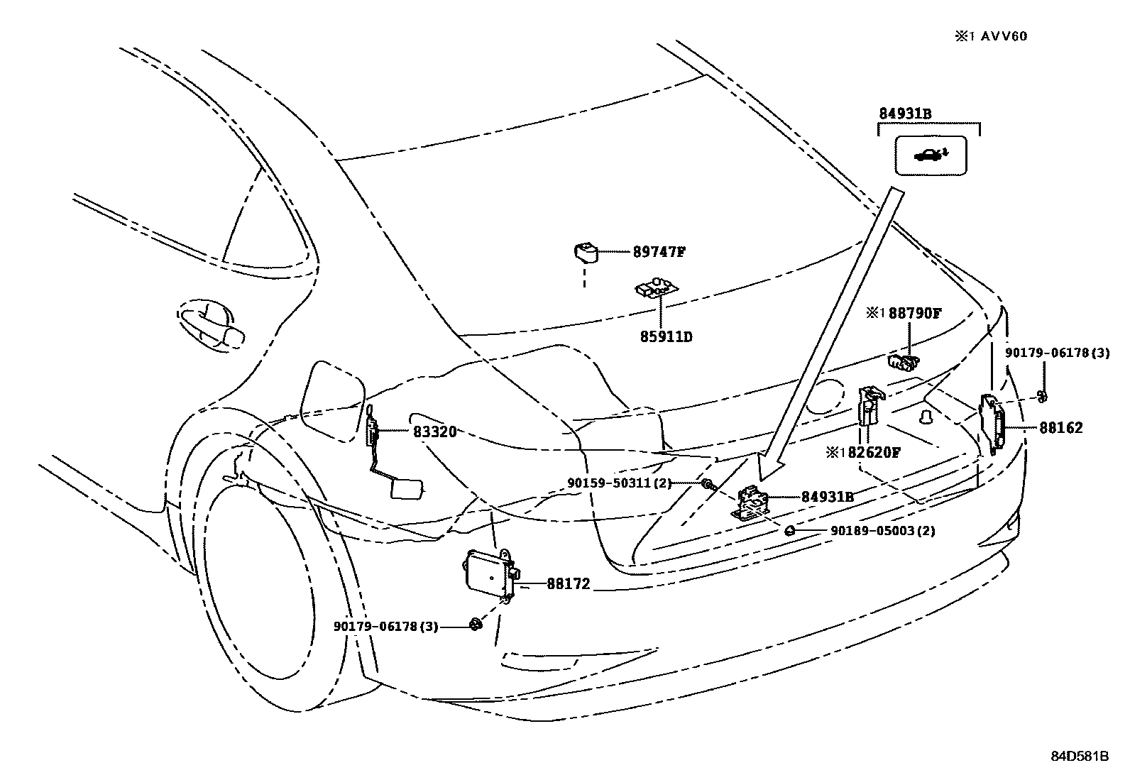 Lexus ES350-300H 2013 — Switch & Relay & Computer